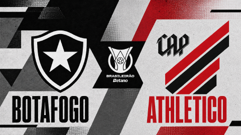 Capa de Botafogo x Athletico: onde assistir e prováveis escalações no Brasileirão