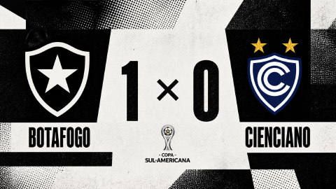 Capa de Por pouco: Botafogo vence o Cienciano e se despede da Sul-Americana