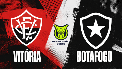 Capa de Vitória x Botafogo: onde assistir e prováveis escalações no Brasileirão